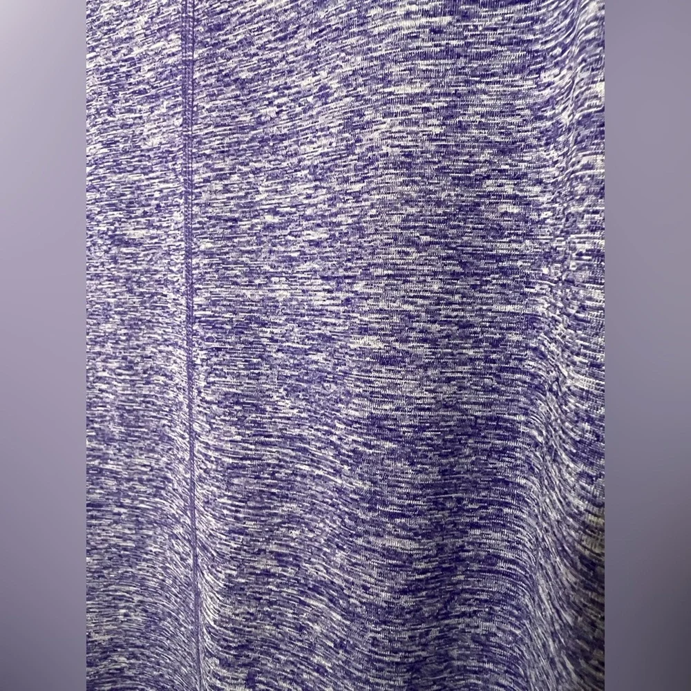 NEW Ideology Heathered Purple Tank Top Keyhole Back
